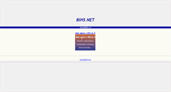 Desktop Screenshot of bih5.net