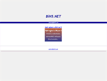 Tablet Screenshot of bih5.net